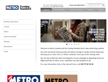Tablet Screenshot of metroclassified.co.uk